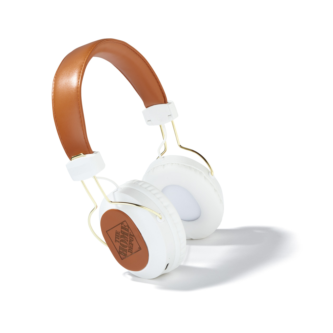 brown headphone