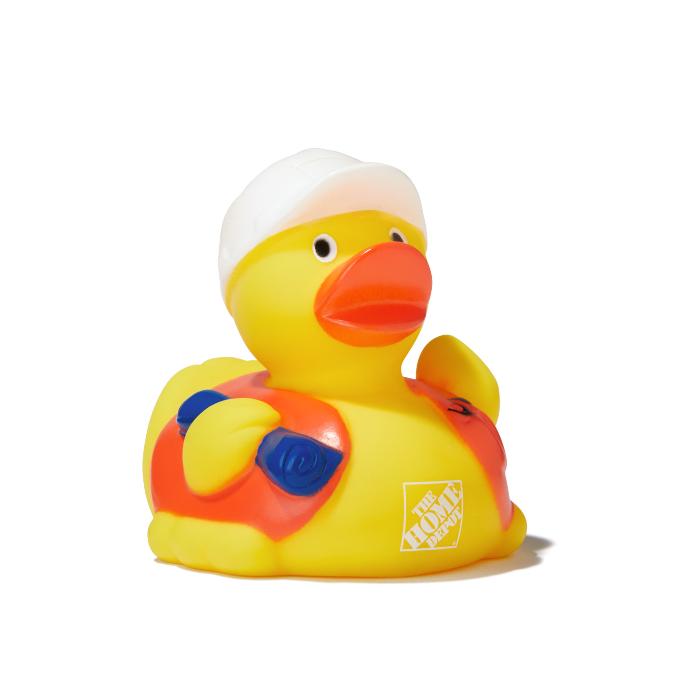 yellow rubber construction duck