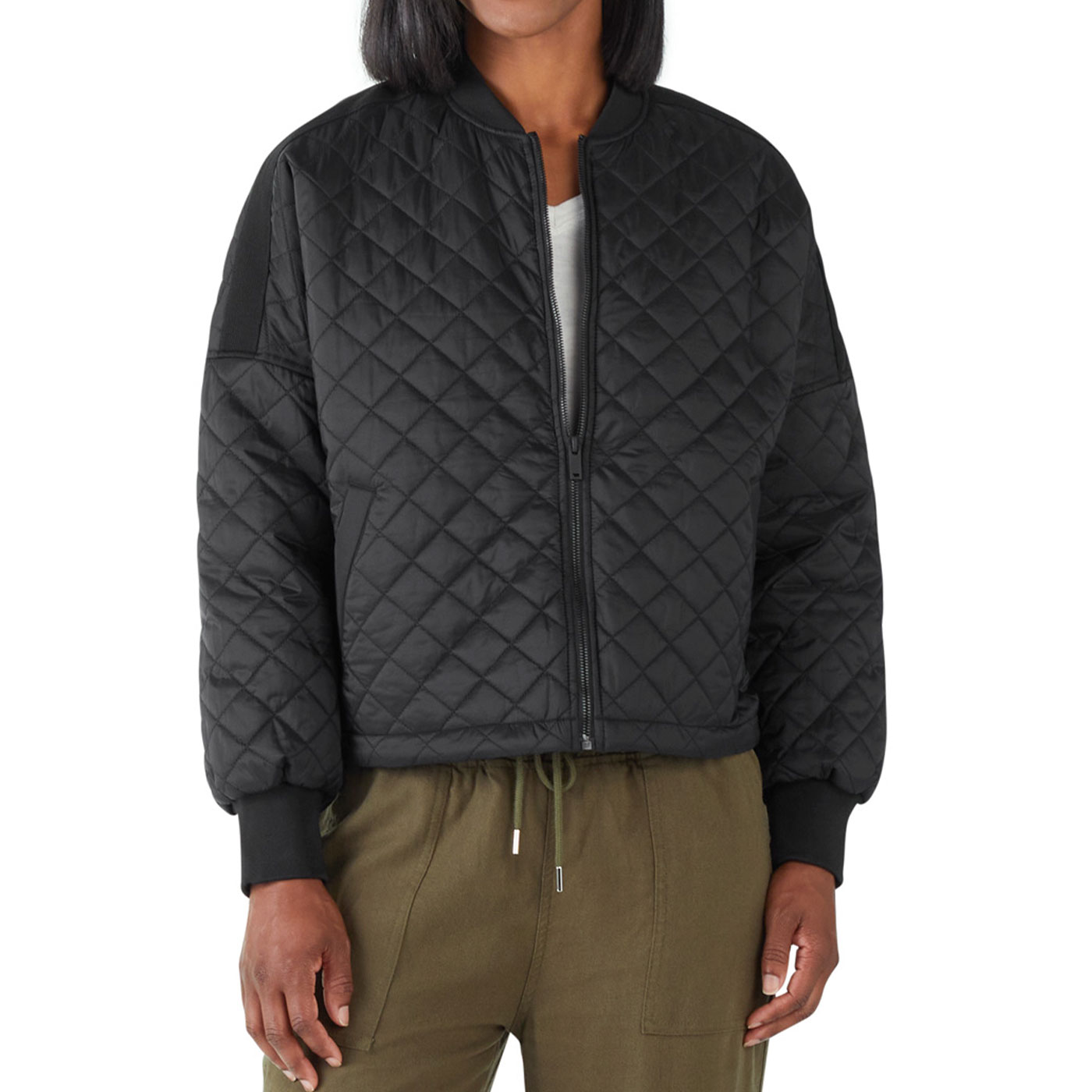 Ladies' Boxy Quilted Bomber